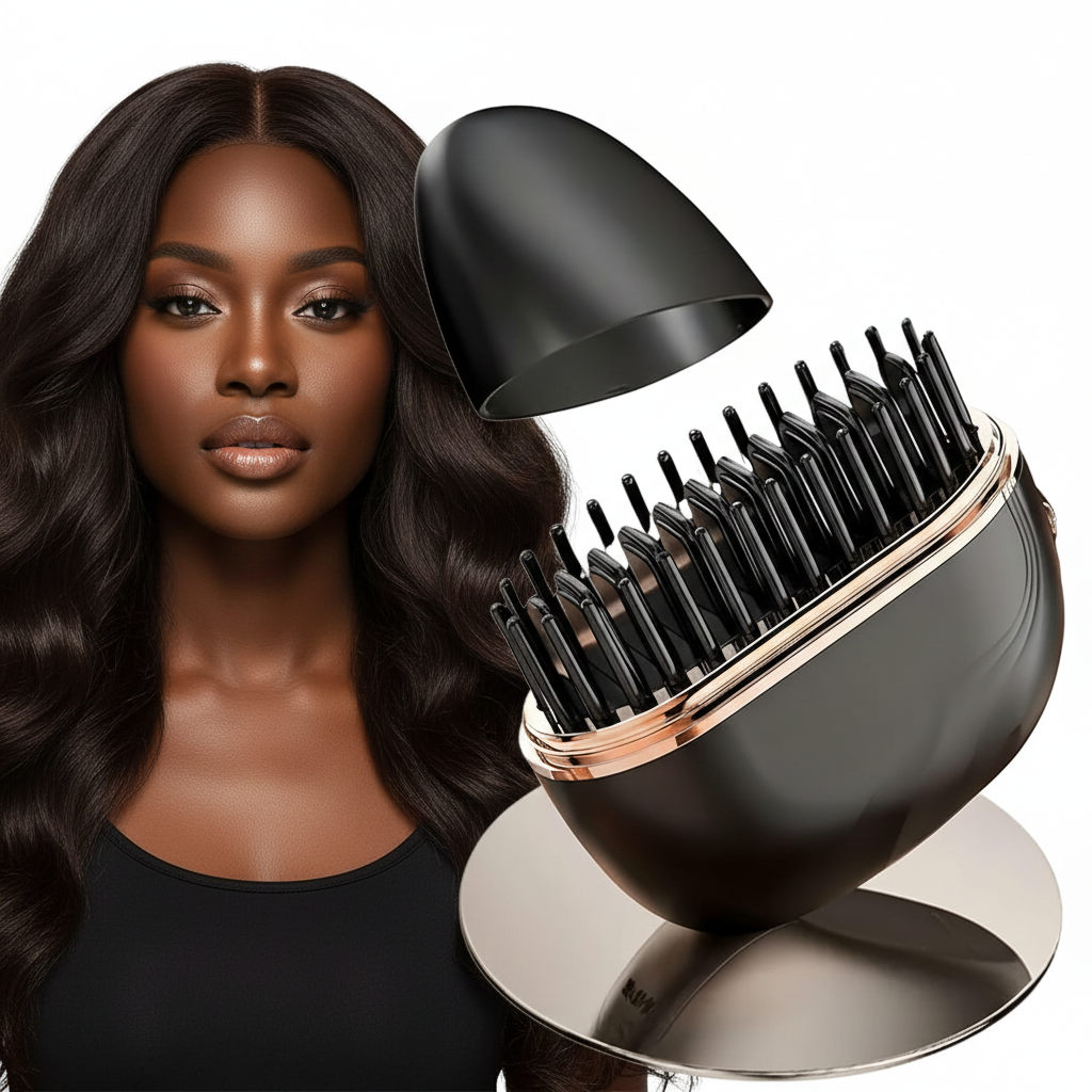 ✨ Brosse Lissante Sans Fil Portable – Coiffure Partout & À Tout Moment