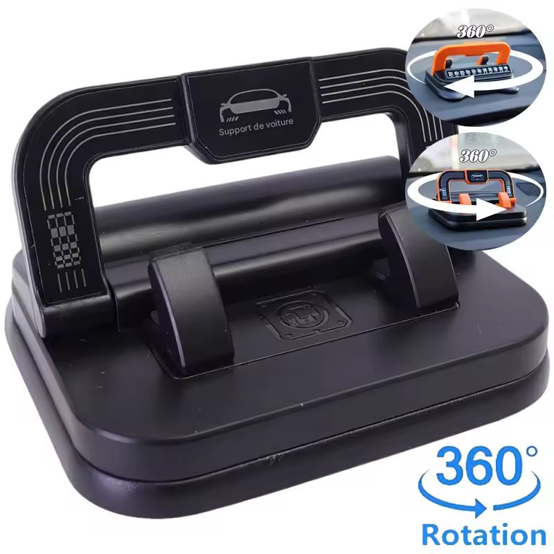 🚗 Support Téléphone Antidérapant pour Voiture