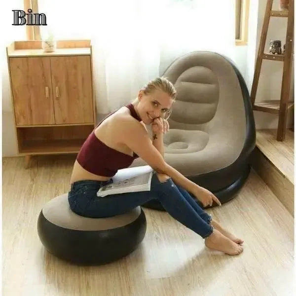 đïž Pouf Gonflable de Loisirs â Confort et DĂ©tente Partout