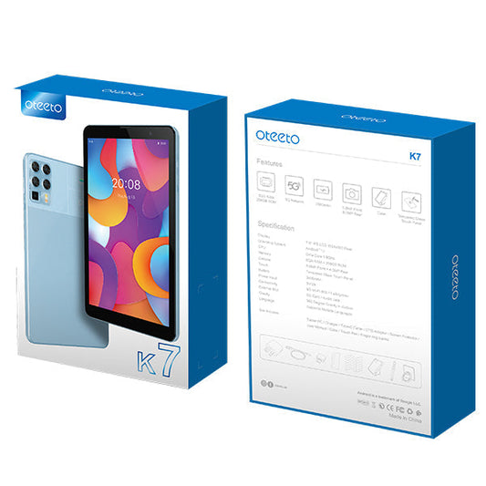 💻 Tablette tactile 7 pouces – Écran IPS HD – 8 Go RAM + 256 Go ROM – Processeur Octa-Core