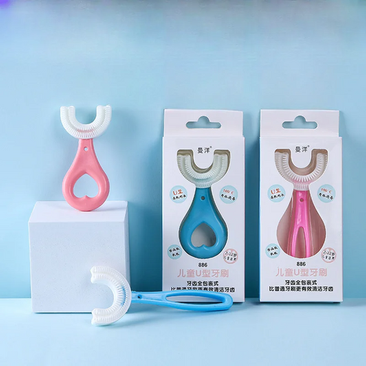 🦷 Brosse à dents en U pour enfants – Un brossage ludique et efficace !