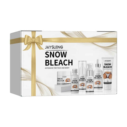 ❄️ Coffret SNOW BLEACH – Crème et Lotion Blanchissantes pour Visage et Corps