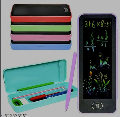 🖊️ Trousse scolaire multifonction – Design cartoon