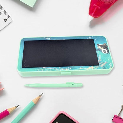 🖊️ Trousse scolaire multifonction – Design cartoon