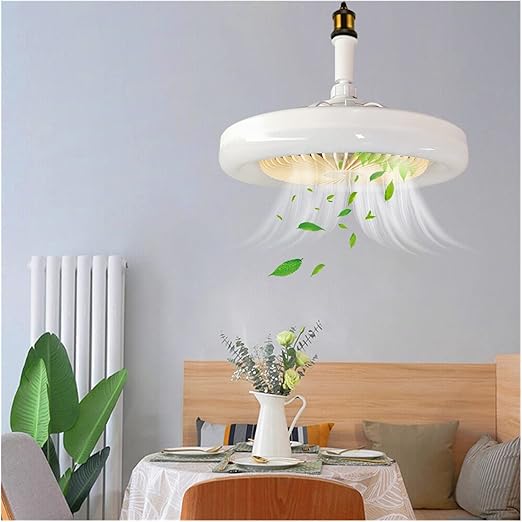 💡🌀 Ventilateur de Plafond avec Lumière et Télécommande