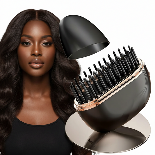 ✨ Brosse Lissante Sans Fil Portable – Coiffure Partout & À Tout Moment