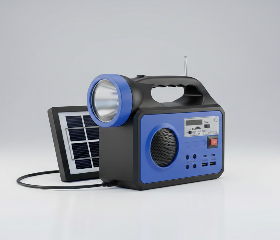 🌞 SYSTÈME D’ÉCLAIRAGE SOLAIRE PORTABLE