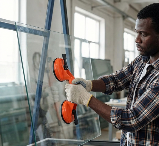 🟠 Ventouse Double flintronic – Poignée de levage puissante à double ventouse