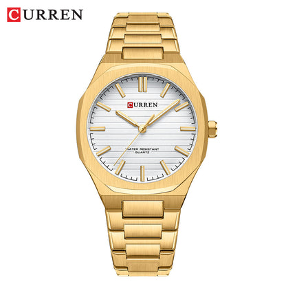 CURREN 8456 Doré – Montre Chronographe Quartz 42 mm