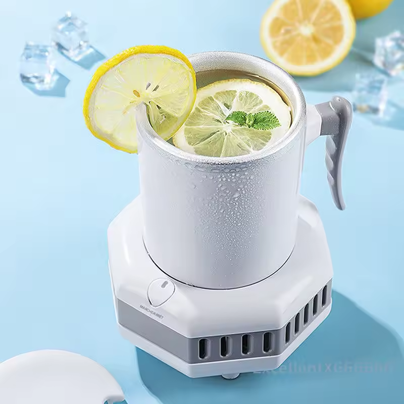 Mini Machine à Glace & Refroidisseur Électrique – Boisson Fraîche en Quelques Minutes ❄️🍺