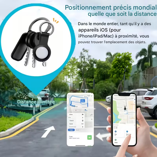📍 Wireless Tag Dual – Localisateur Bluetooth & GPS