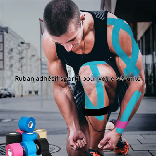 🏋️‍♂️ Bande de kinésio LifeTop – Soutien musculaire et performance sportive optimale !