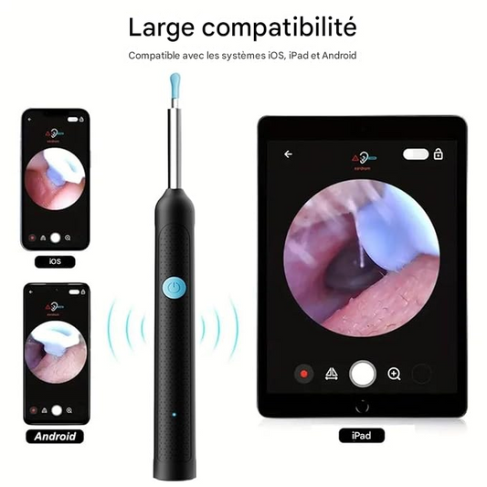 👂 Stylo Nettoyeur d’Oreilles Intelligent avec Caméra HD